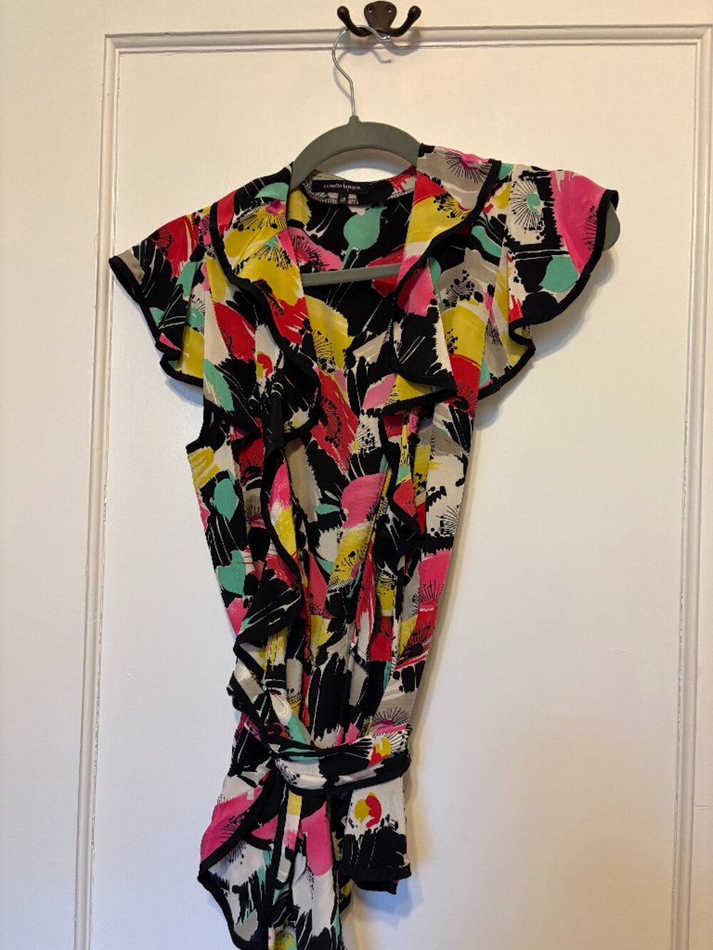 Nanette Lepore Silk Floral Blouse